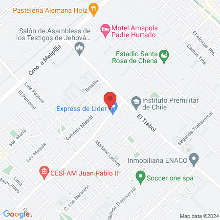 Clínica Veterinaria Padre Hurtado map