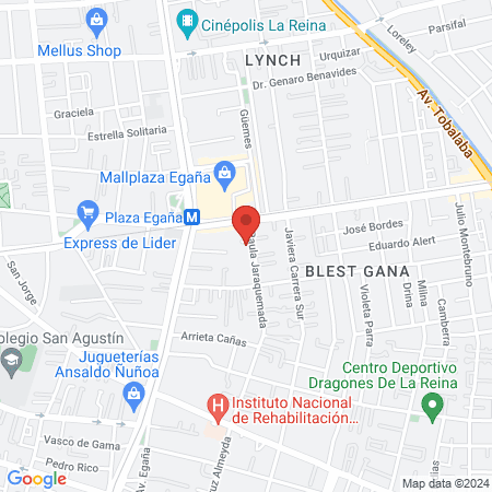 Katsu Fitness Egaña map