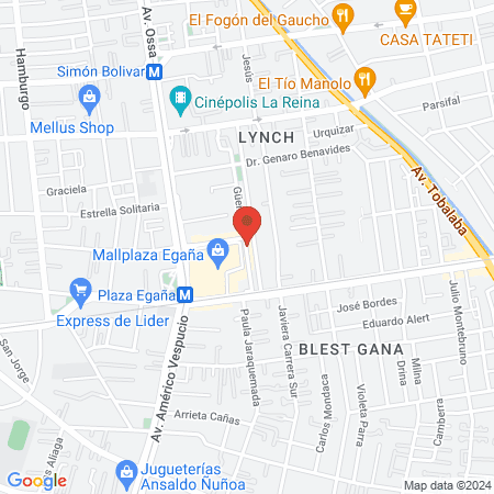 Barbería Black Star map