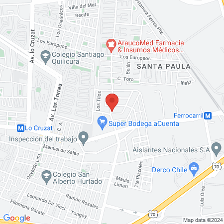 Barberia y peluqueria map