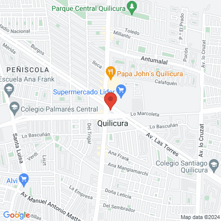 OneDent Quilicura map