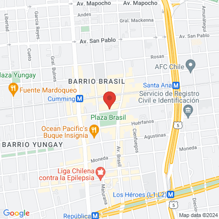 Gimnasio Pacific Upgrade Arturo Prat map