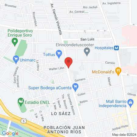 Clinica Ensenada map