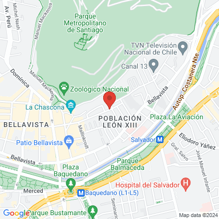 Club Santiago Squash map