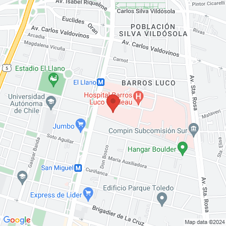 Hospital for Infectious Diseases Dr Lucio Córdova map