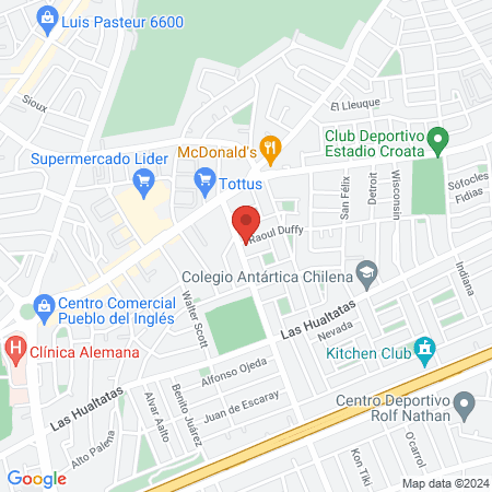 Clínica Veterinaria Las Condes map