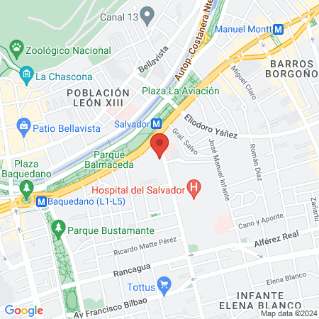 Centro de Estética AKALI, Providencia map