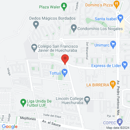 Barber And Cofffe Huechuraba map