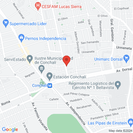 Salon Karina paz map