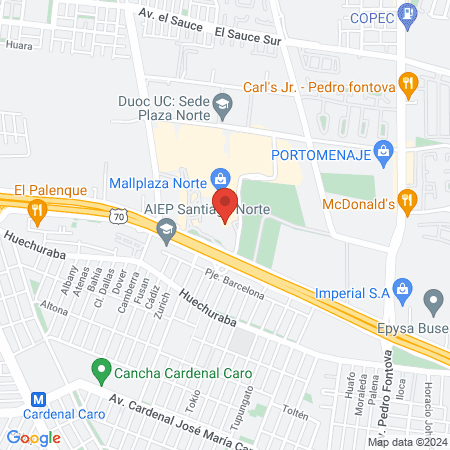 Nuevo Energy Mallplaza Norte map