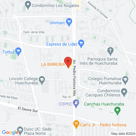 Ring Club Huechuraba map