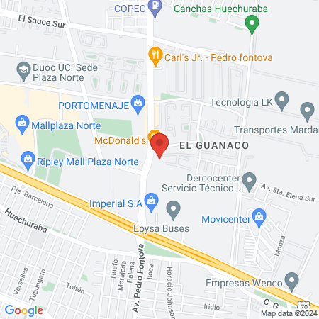 Clínica Dental RedSalud Huechuraba map