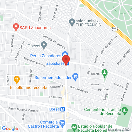 Clínica GyQ Dental map