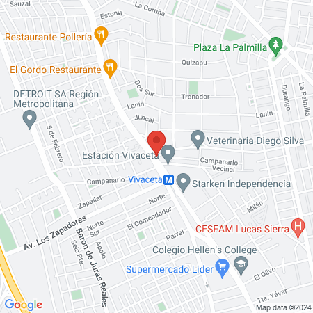 Centro medico y dental map