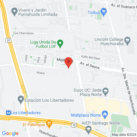 SAPU Libertadores map