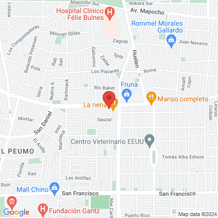 podologia pudahuel map