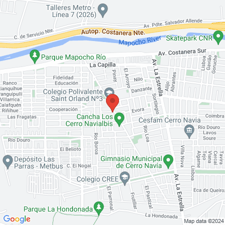 Bahamondez Gutierrez Claudia map