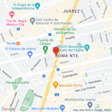 Escalpelo Barbershop map