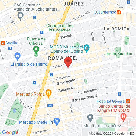 Clínica de la Cicatriz map