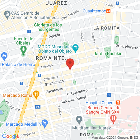 Sanatorio y Servicios Médicos Obregón S.A. de C.V. map