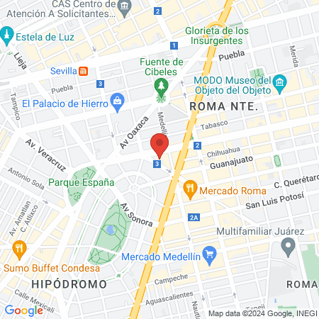 Innova Pets Roma Norte map