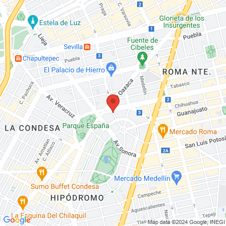 Hospital Veterinario CRIVET Condesa map