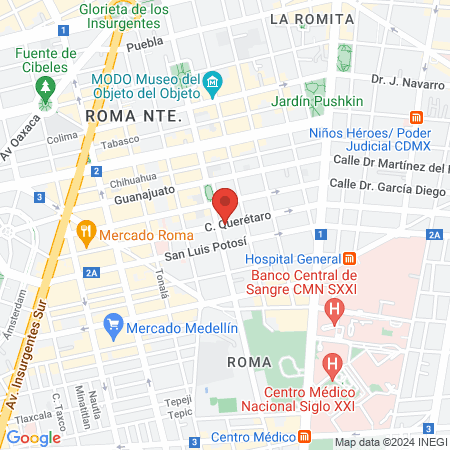 Clinica Ometeotl map