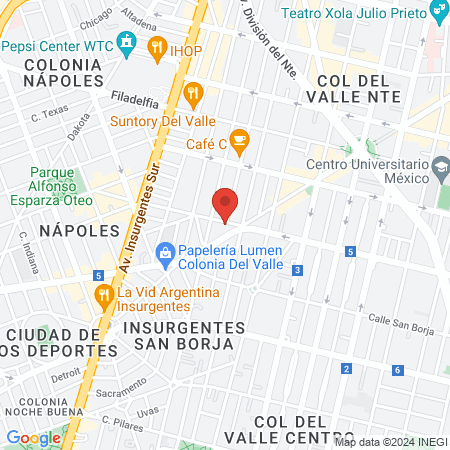 Estéticas Alfer map