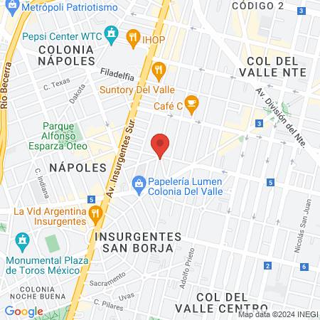 Lotus House of Yoga México map