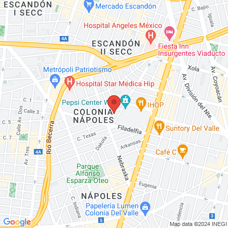 Instituto Médico Para la Sordera Oto Diagnostics map