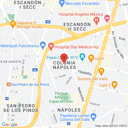 Dr. José de Jesús Valadez Virgen map