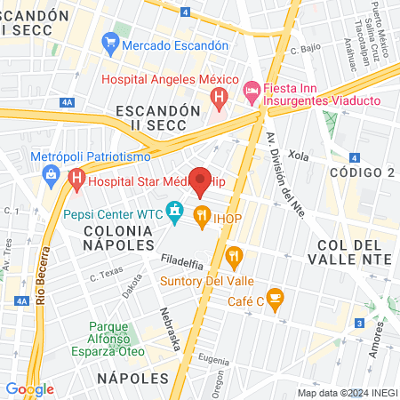 Centro Avanzado de Diagnóstico y Tratamiento S.A. de C.V. map