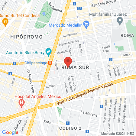 The Fania's Hair Design map