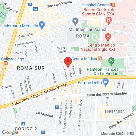 YKE Colombian Spa map