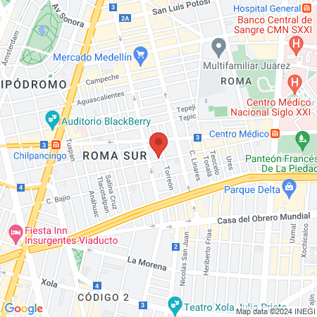 Dr José Alvaro Peñaloza Martinez map