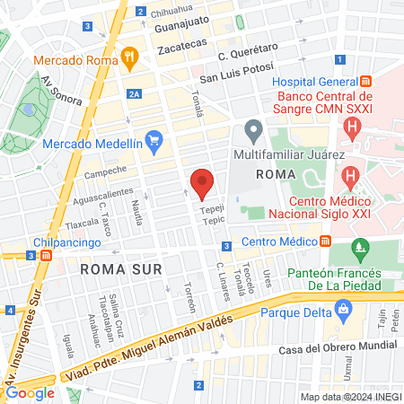 El Hospital de Sneaker Paint map