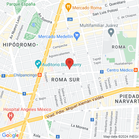 Valeria Fisioterapeuta map