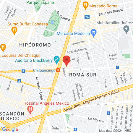 Clínica de Fisioterapia en Ciudad de México - Up Therapy Mx map