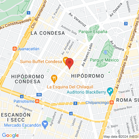 Condesa Spa map
