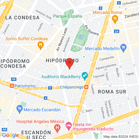 Dr Cardeña delRío Jaime map