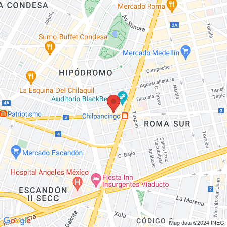 Symmetría: Clínica de Fisioterapia map