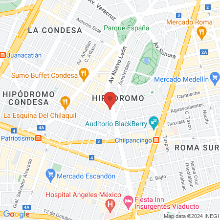 Vetalia Condesa - Hospital Veterinario 24 horas map