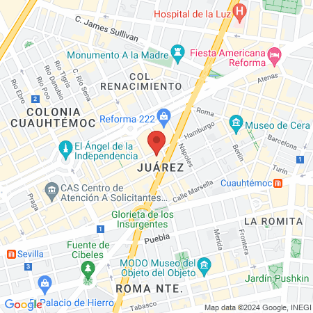 Nailkery Zona Rosa Hamburgo 66 map