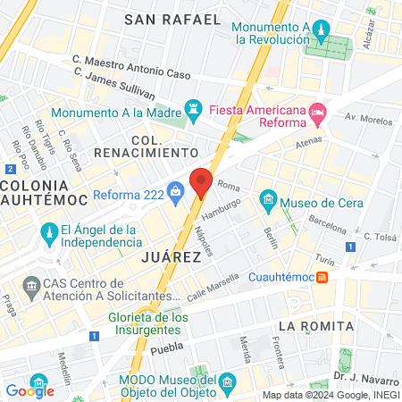 El Patrón Barbería y Tónicos Juárez map