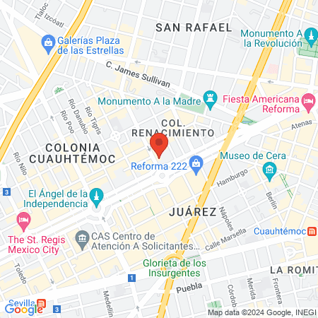 Sports World Reforma map