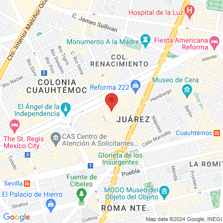 Dentista UNAM map
