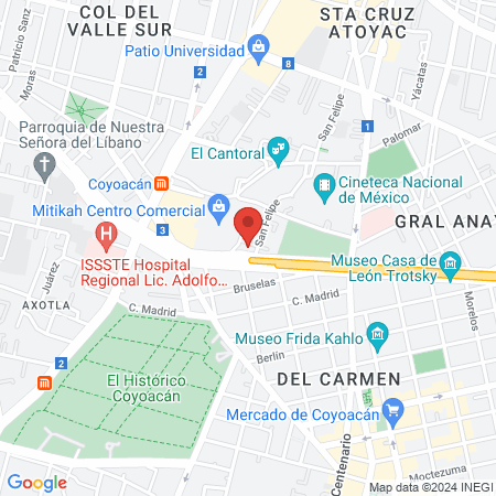 Dr. Francisco Javier Mata Coronado map