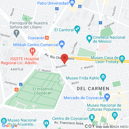 Hospital Veterinario de Especialidades Bruselas map