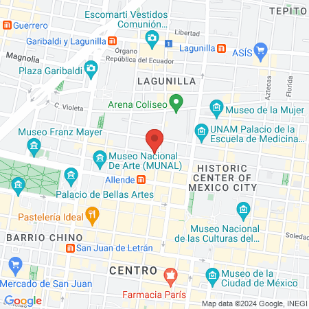 Peluquería New York map