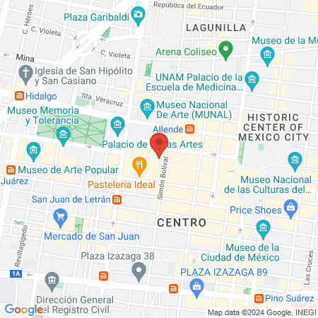 Corralito Vet map